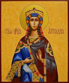 Рукописная икона Святая Ариадна