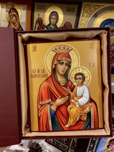 Рукописная икона Скоропослушница 8 