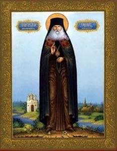 Рукописная икона Гавриил Мелекесский