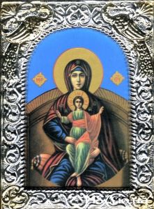 Рукописная икона Сейдная