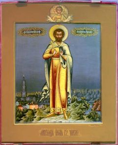 Рукописная икона Федор (Феодор) Варяг