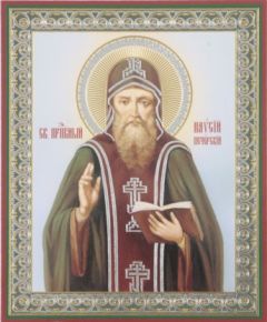Рукописная икона Паисий Печерский