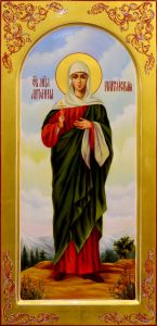 Мерная икона Антонина Никейская масло 2