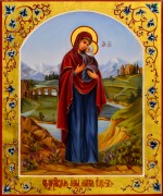 Рукописная икона Анна Праведная 5 