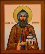 Рукописная икона Даниил Московский 5 