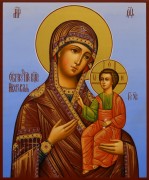 Рукописная икона Иверская 14