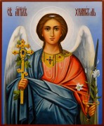 Рукописная икона Ангел Хранитель 112 