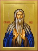 Рукописная икона Макарий Великий 3