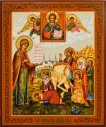 Рукописная Боголюбская икона 2