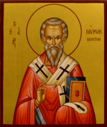 Рукописная икона Мирон Критский