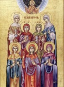 Рукописная икона Жены Мироносицы