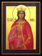 Рукописная икона Ирина Македонская Великомученица