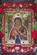 Рукописная икона Царевококшайская Мироносицкая