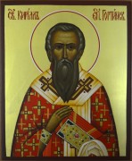 Рукописная икона Кирилл Гортинский