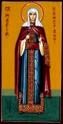 Рукописная икона Мария Константинопольская