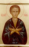 Рукописная икона Петр Томский