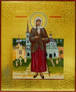 Рукописная икона Ксения Петербургская 2 