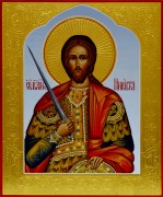 Рукописная икона Никита Готфский 2