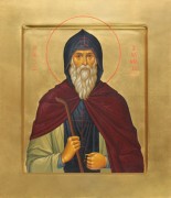 Рукописная икона Марк Печерский Гробокопатель 2