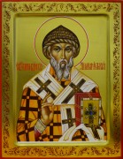 Рукописная икона Спиридон Тримифунтский 7 