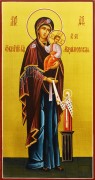 Рукописная икона Максимовская Божия Матерь